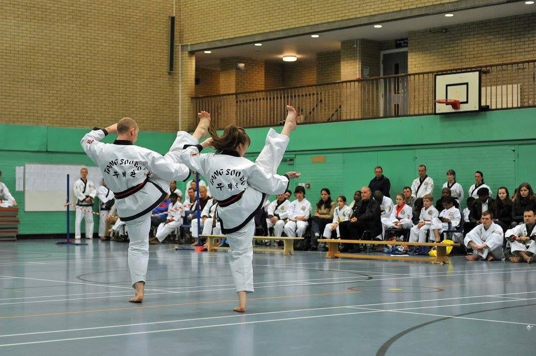 Two of our members doing a synchronised demonstraction at the championships.