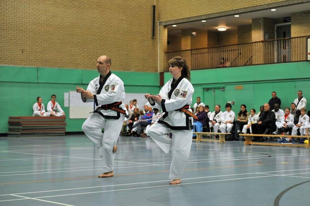 Two of our members doing a synchronised demonstraction at the championships.